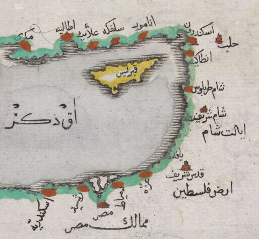 خريطة البحر المتوسط